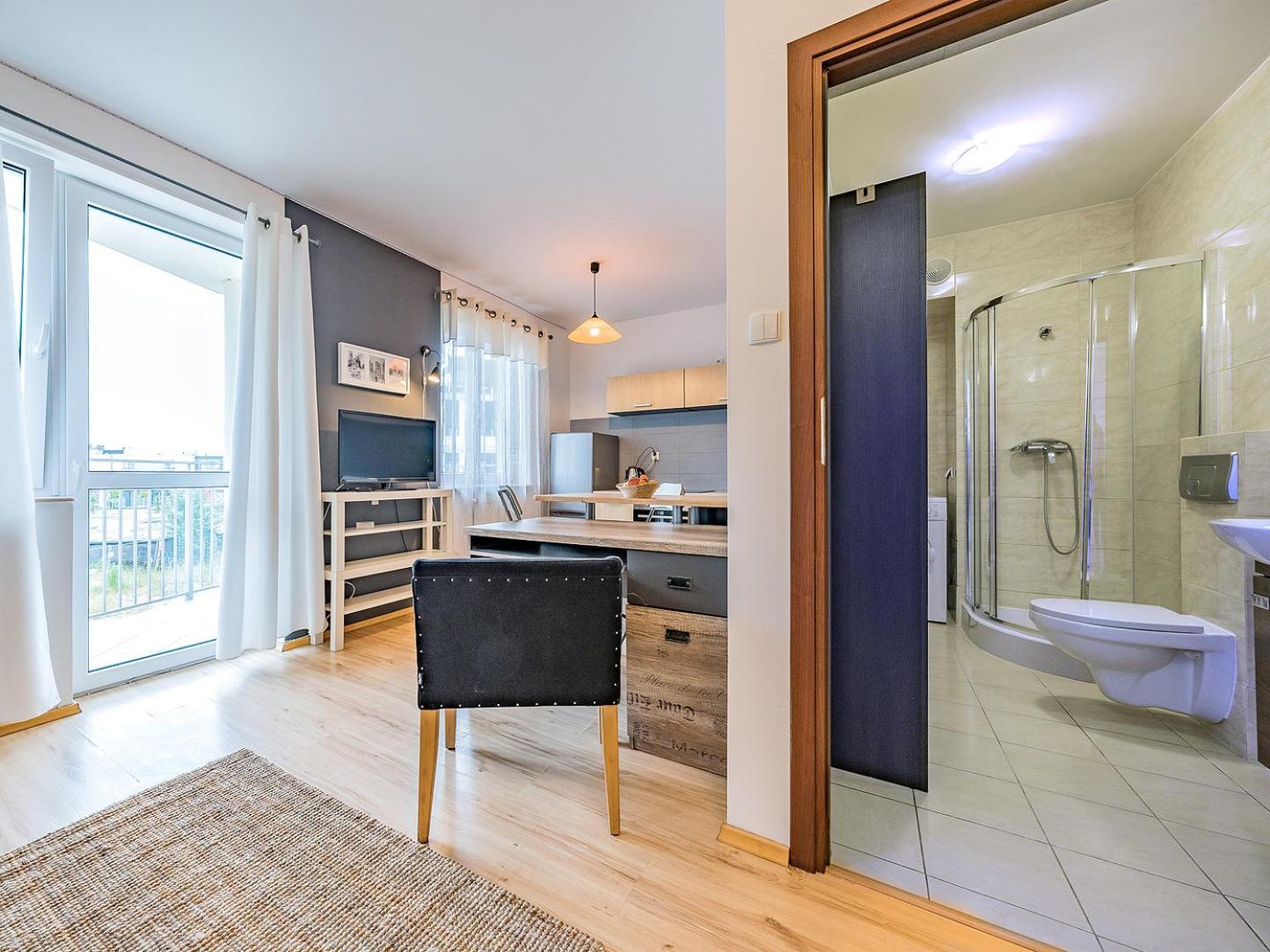 Apartament Z Balkonem I Bezplatnym Parkingiem Gdańsk Extérieur photo